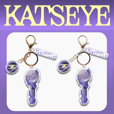 Kpop KATSEYE Light Stick Ver Keychain Acrylic Pendant Bag Charm