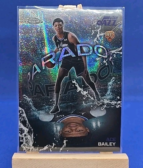 2025-26 Topps Chrome Basketball Ace Bailey Paradox Insert Rookie RC SSP #PX-25