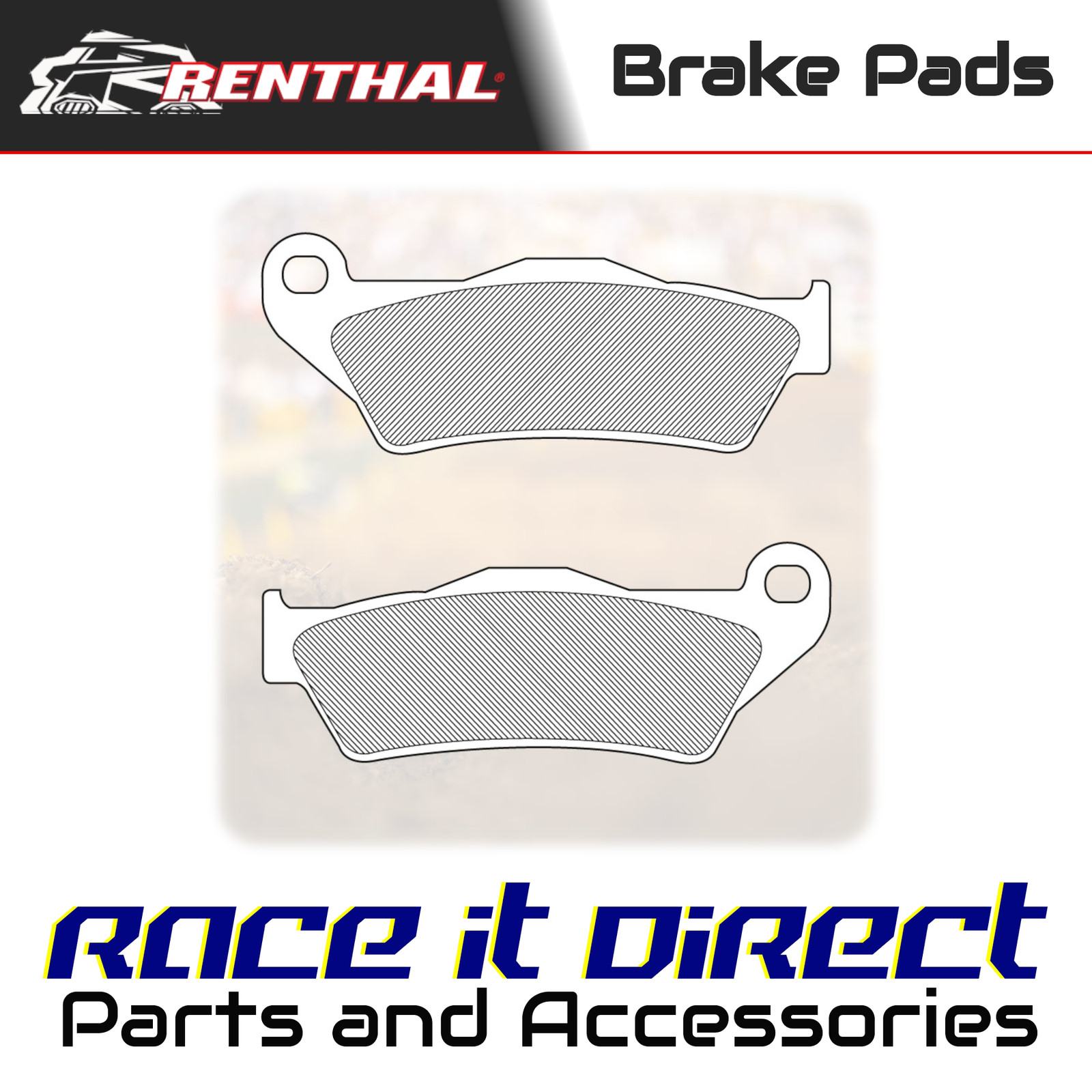 Front Brake Pads for MOTO GUZZI Breva 1200 2008-2009 Renthal