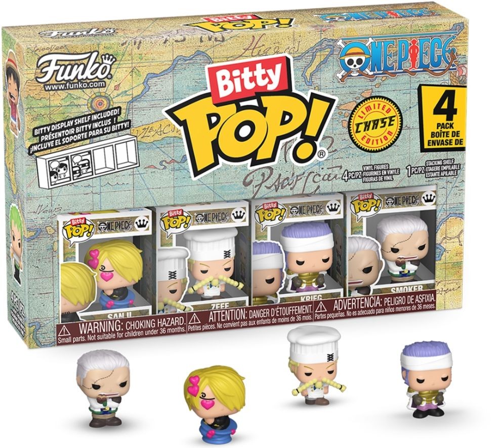 Gadget - One Piece: Funko Pop! Bitty Pop - Sanji (4 Pack) - Funko