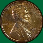 1929-S Lincoln Wheat Cent Uncirculated UNC Coin, Fingerprint #41558