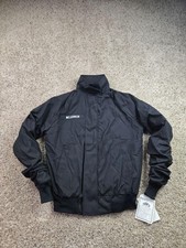 DSCP Quarterdeck Collection Bomber Jacket Mens XS Black Full Zip Pockets USA
