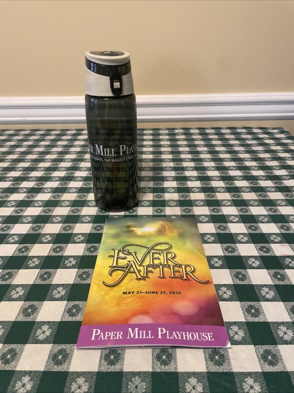 “EVER AFTER” Playbill-style Program & Water Bottle from Paper Mill Playhouse NJ