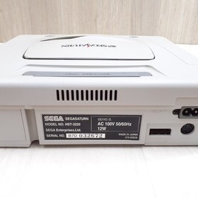 Sega Saturn Console Japan White with Virtua Stick Virtua Gun Controller &5 Games