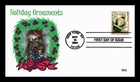 Dr Jim Stamps Holiday Ornaments 37c Green Santa First Day Cover WII Cachet