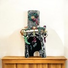 Blue Sky Clayworks Heather Goldminc Night Before Christmas Fireplace 2001 READ