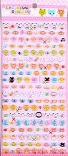 Smile Animals Puffy Sticker Sheet