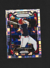 2024 Panini Prizm Yohandy Morales #208 Premium Box Set Prizm 167/199 Nationals