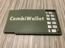 Valcambi Combibar Gold Platinum Silver CombiWallet, Holds 40 1 Gram Combibars