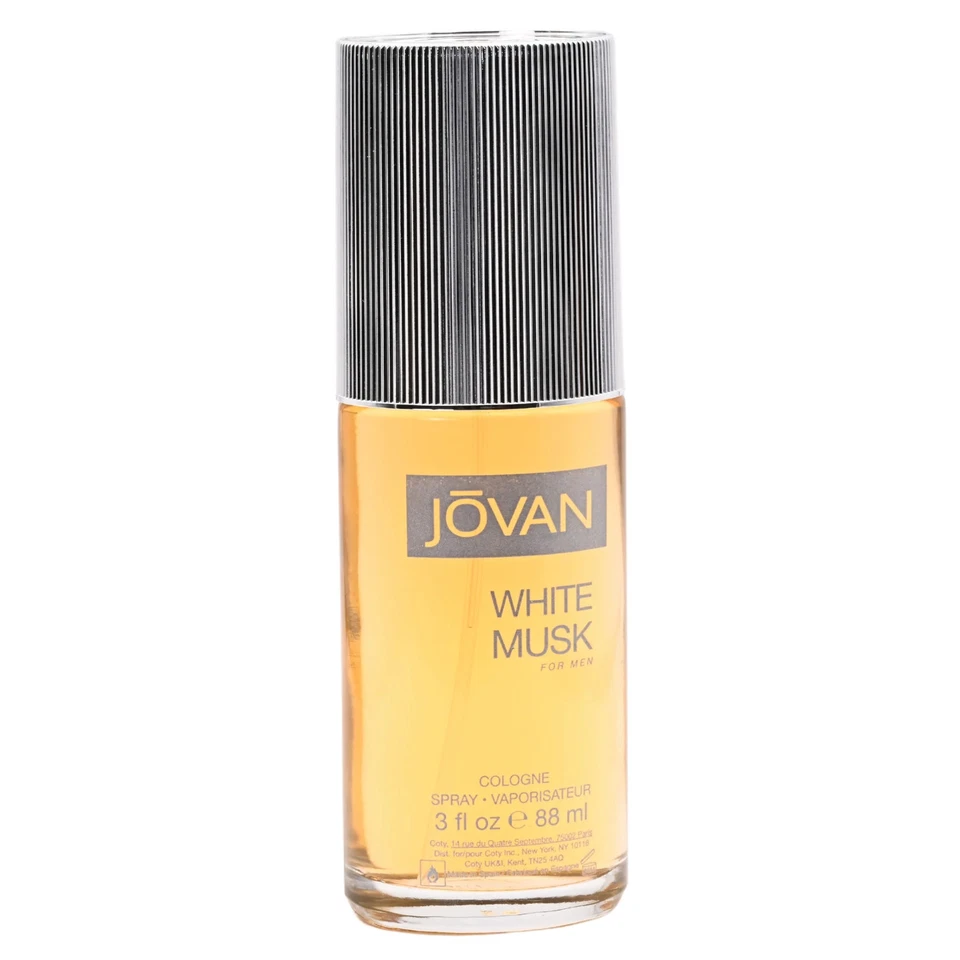 Jovan Musk White por Coty 3,0 OZ Colonia Spray para Hombres Nuevo en Caja Foto 3 de 4