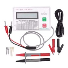 High Accuracy Smart Shutdown Handheld ESR DCR Capacitor Tester Capacitance Meter