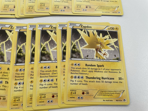 Pokemon TCG 2013 Zapdos 46/113 Legendary Treasures Non-Holo 40x - Picture 2 of 4