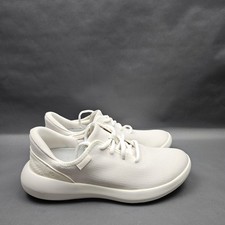 Kizik Madrid Eco Shoes Womens 7 White Knit Hands Free Slip On Casual Sneakers