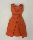 Vintage Barbie Coral Orange Campus Bell Fashion Pak Dress 1962-1963 Tag Intact