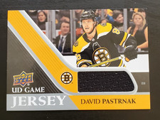 2020-21 Upper Deck Series 1 David Pastrnak UD Game Jersey Patch #GJ-DP Bruins