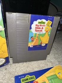 Sesame Street: Big Bird's Hide & Speak Nintendo NES. Ideal Game - CIB Complete