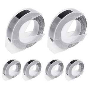 6 Pcs Label Tape Compatible avec Embossing Label tape pour Label8958