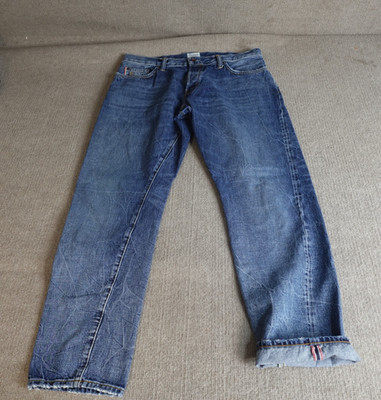 Todd Snyder Mens Jeans 34 x 29 Blue American Selvedge Denim Slim Fit