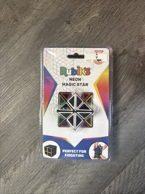 Rubiks Cube NEONMagic Star  Puzzle Solving Mind Game Brain Teaser Fidget Toy NEW