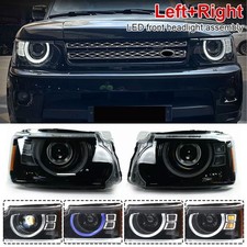 Pair Headlight Assembly For Land Rover Range Rover Sport 2010-2013 Plug and play