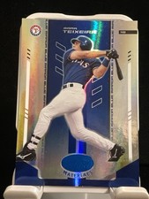 2004 Leaf Certified Materials - Mark Teixeira #134 Blue Mirror /50