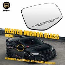 Mirror Glass Power Passenger Side Replacement...