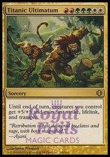 Titanic Ultimatum 1x FOIL ALA MTG Shards of Alara Rare MINT red green white