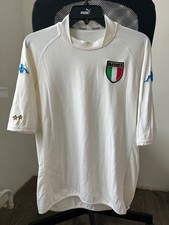 CAMISETA DE FUTBOL DE LA COPA DEL MUNDO DE ITALIA VISITANTE 2000 - 2002 KAPPA talla XL