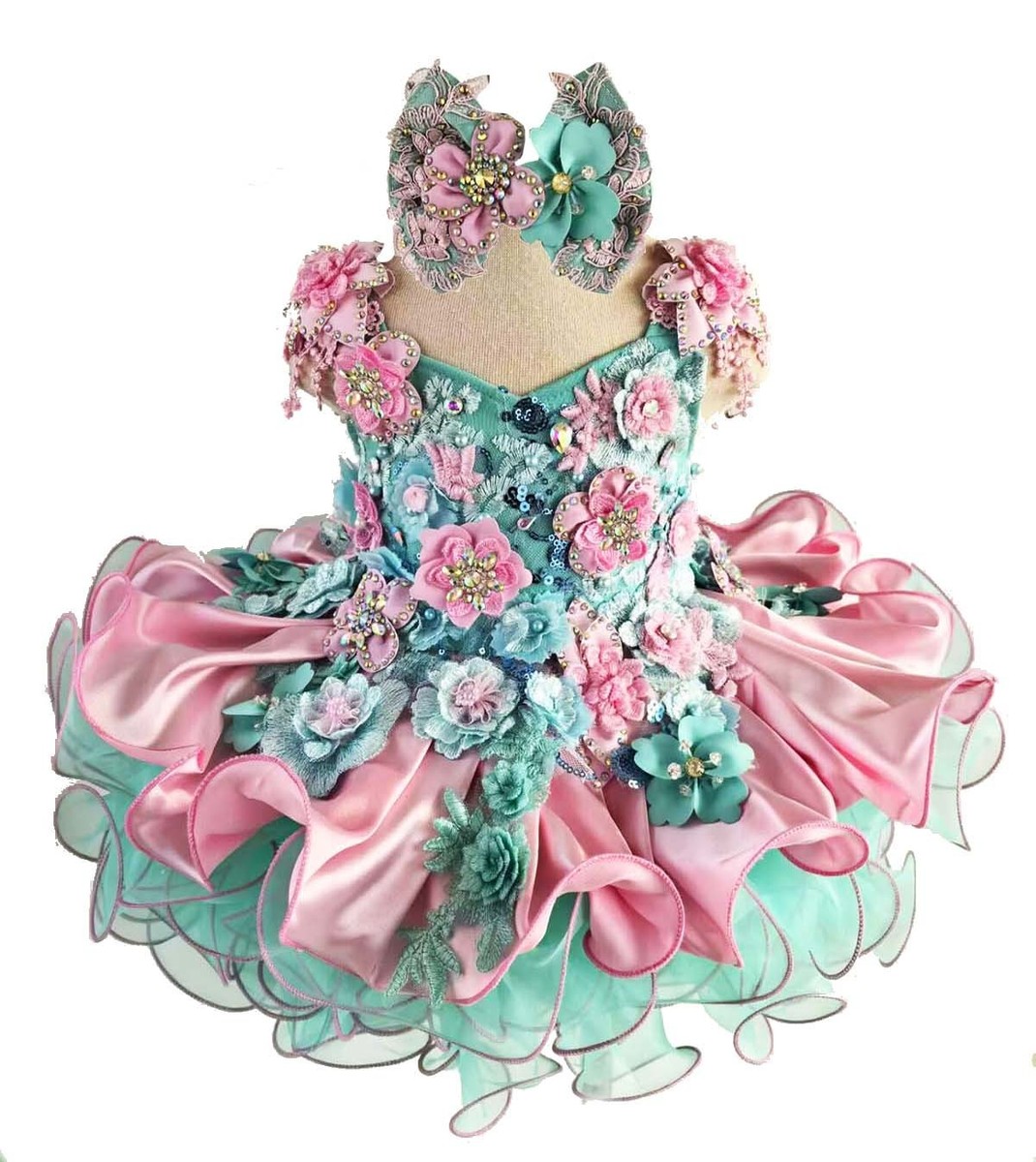 Jenniferwu Baby Toddler infant Girl Pageant party formal Dress size 18-24M  | eBay