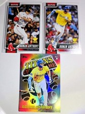 Topps 2026 Roman Anthony RC Card Lot Of 3 Image Variation, Base, Insert Redsox
