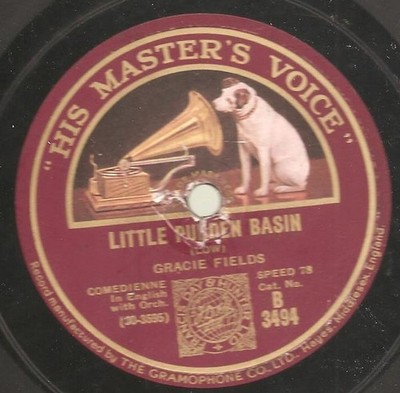 Gracie Fields - Little Pudden Basin / Around The Corner (Shellac, 10'')