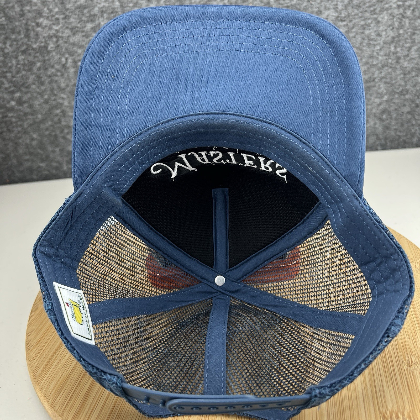 Masters Tournament Trucker Hat Cap Snapback OSFM Blue Mesh Augusta National Golf