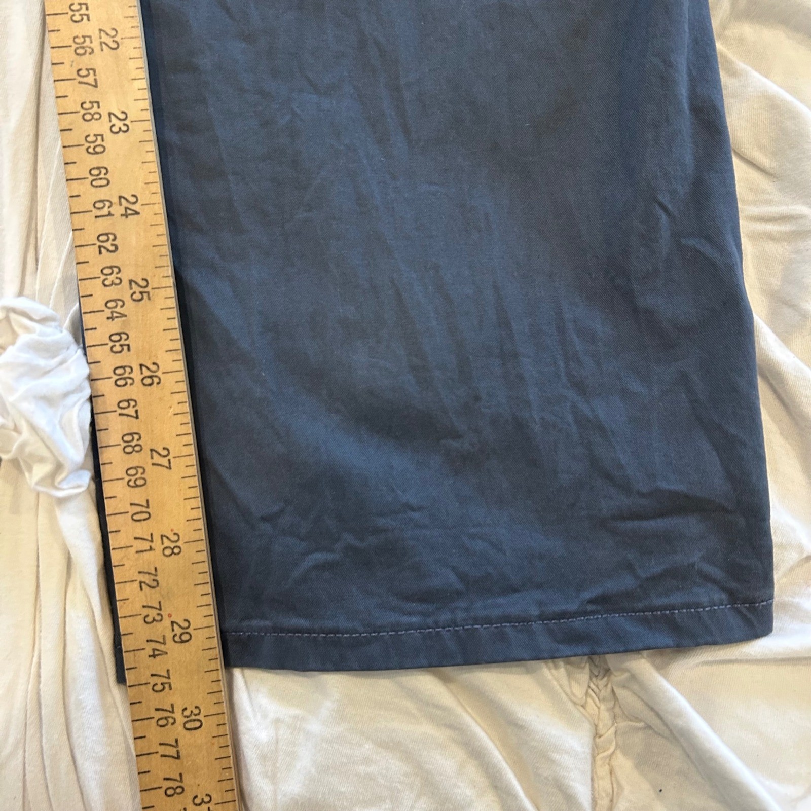 Calvin Klein Mens Navy Blue Casual Stretch Chino Slim Fit Pants W34 L30 image 7