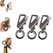 1/2/3X Permanent Match Infinity Lighter Multitool Keychain Bottle Opener Strike