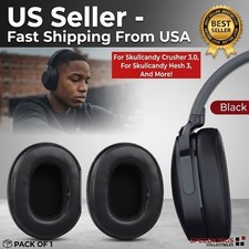 Replacement Ear Pads Cushions Covers For Skullcandy Crusher 3.0 Wireless Hesh 3