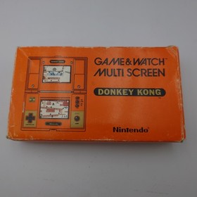 Nintendo Game & Watch Multi Screen Donkey Kong DK-52 1982 Boxed with Manual