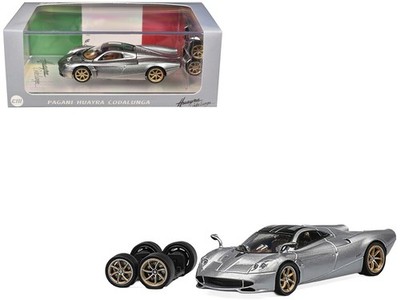 CM Models CM64-CODALUNGA-03 1/64 Pagani Huayra Codalunga Silver