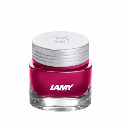 LAMY Tinte rot pink/rhodonite crystal ink 30 ml Tintenglas/Konverter Füller T53