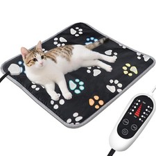 Pet Heating Pad, Waterproof Dog Heating Pad Mat for Cat with Durable Anti-Bit...