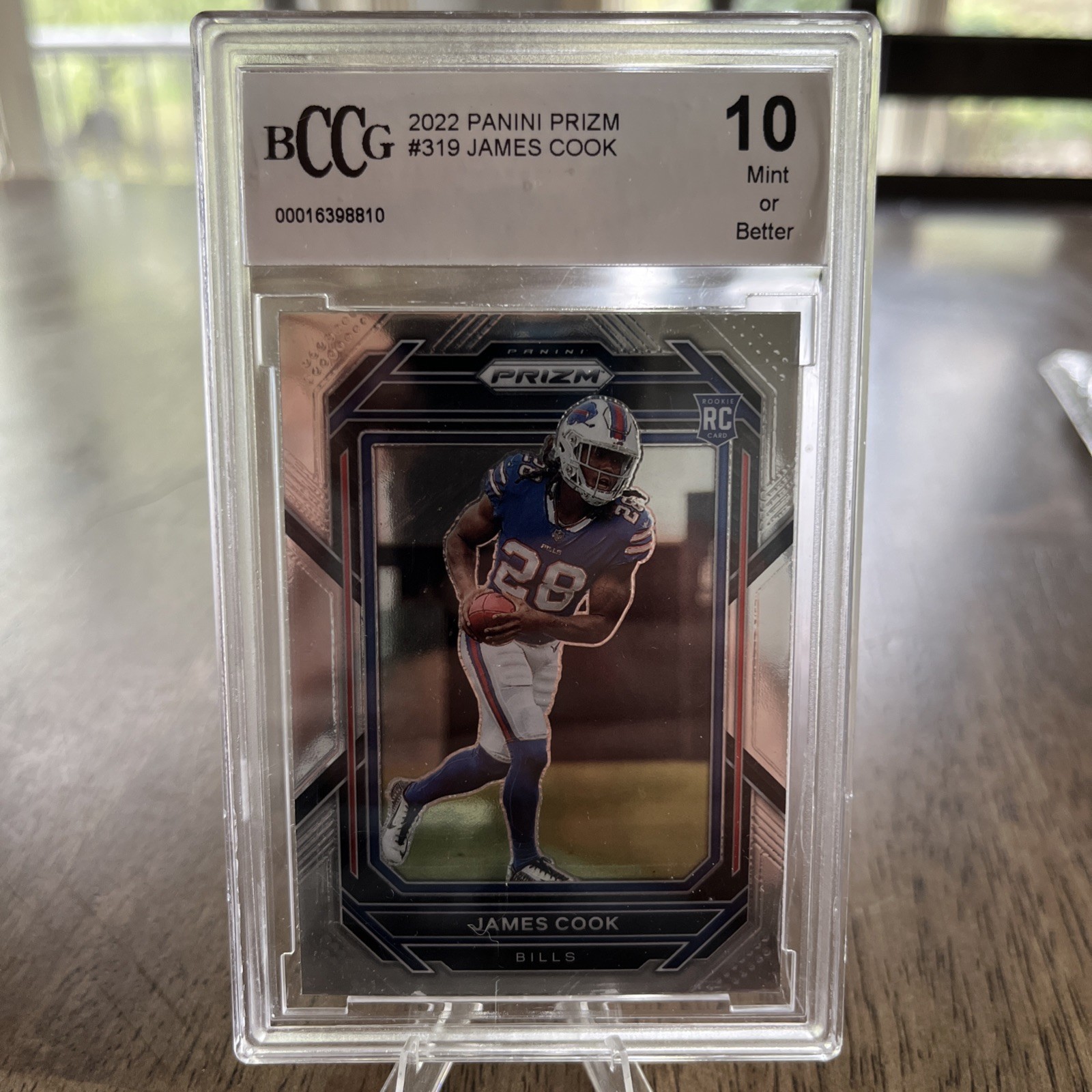 2022 Panini Prizm - Rookie Variation James Cook #319 Silver Prizm (RC)