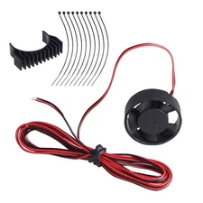 Extruder Fan Kit Hotend Cooling Fan Replacement 24V Blower Brushless Fan