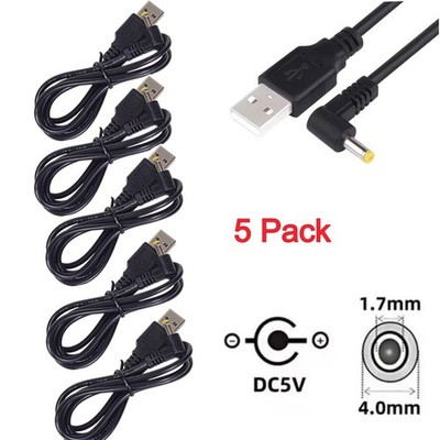 5x USB Charger Power Cord Cable  For SONY PSP 1000 2000 3000 Slim Lite