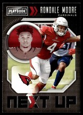 2021 Panini Playbook Next Up Rondale Moore Arizona Cardinals #NXT-RMO