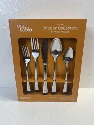 - 48 Piece Flatware Stainless Steel Dishwasher Safe Service For 8 Our Table