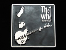 PA09146 REALLY NICE 2005  THE WHO MAXIMUM R B  MUSIC NOVELTY BELT BUCKLE