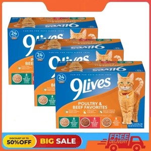 9 Lives Cat Food Wet | eBay