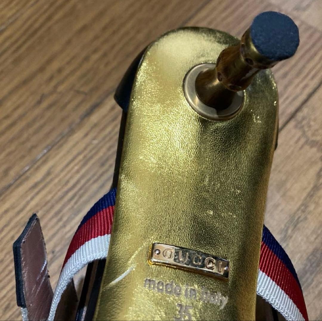 Gucci Pumps Shoes Pointed Toe Black Leather Size 35 US About 5 For Women thumbnail 5