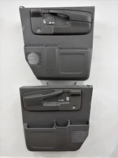 03-14 Chevy Express GMC Savana 2500 3500 Door Panel Set Gray OEM