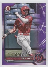 2022 Bowman Prospects Purple Border 230/250 Arol Vera #BP-101 16rl