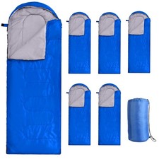 6PCS Thick Adult Cold Weather Sleeping Bag For Big  Tall Waterproof Winter Bags